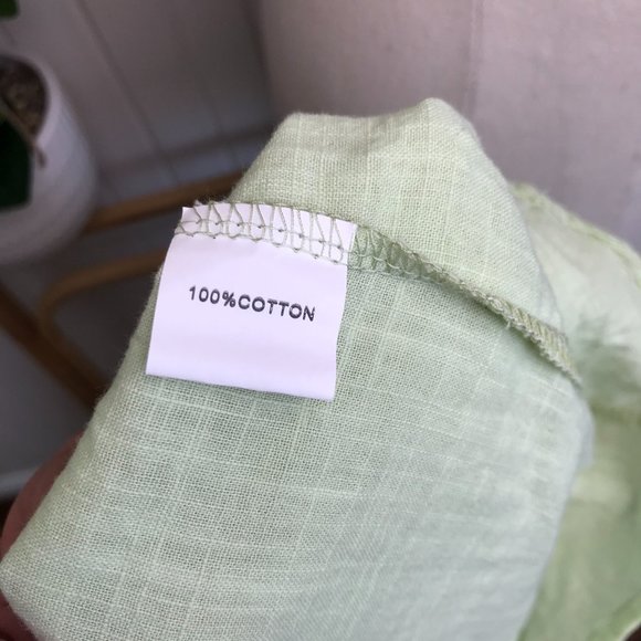 Reverse Green Sleeveless Elastic Waist Midi Dress - Picture 7 of 7